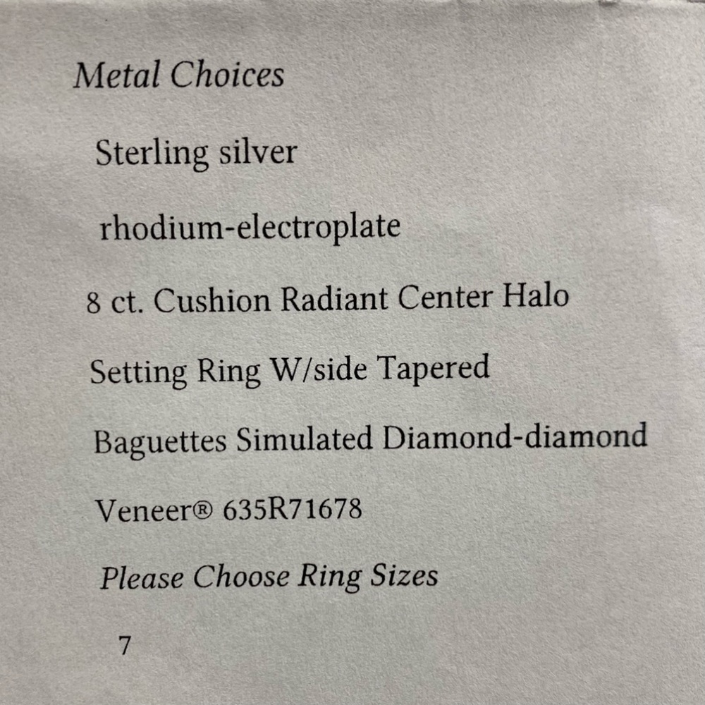 Emerald Cut Simulated Diamond Ring - image 4